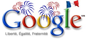 Google Doodle Bastille Day 2000