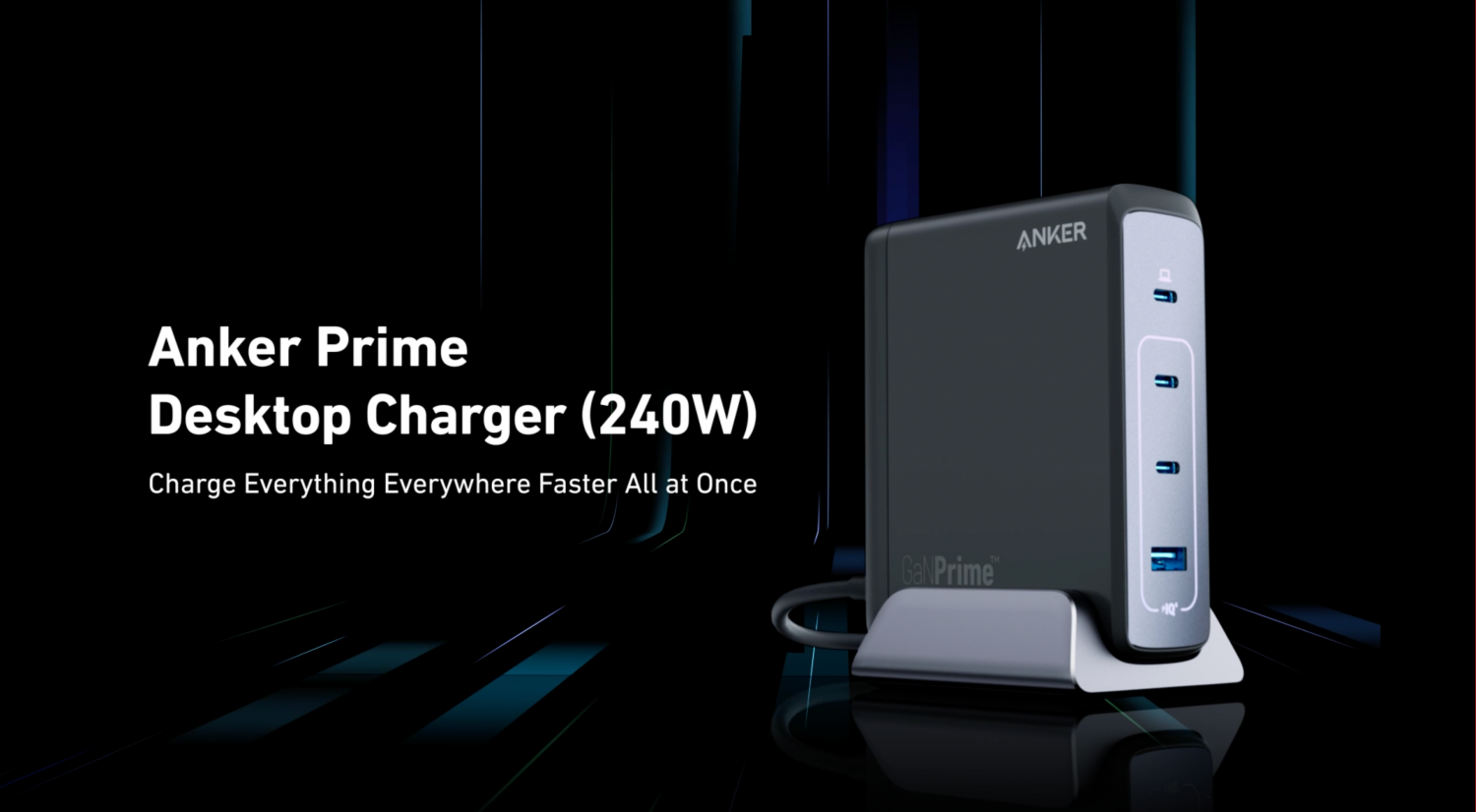 Anker Prime 240W GaN Desktop Charger (4 Ports)