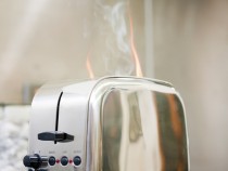 Toaster on Fire