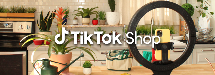 TikTok shop launch banner