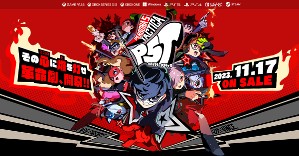 Persona 5 Tactica e Rollerdrome chegam ao Xbox Game Pass