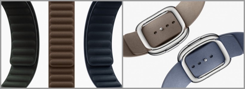Apple FineWoven Magnetic Link and Modern Buckle bands
