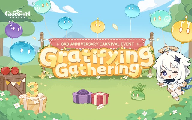 Genshin Impact gratfying gathering web event