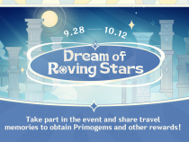 Genshin Impact Dream of roving stars event
