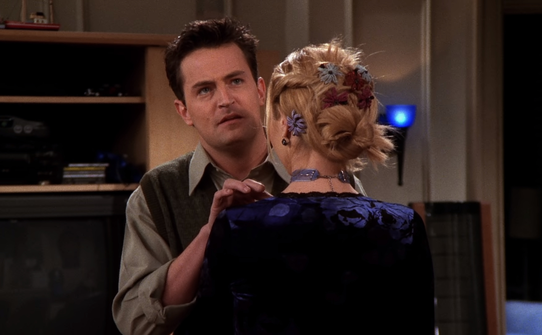 New trending GIF tagged friends reading chandler bing…