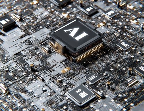 computer chip with AI