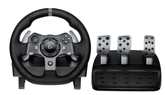 Logitech G920 Driving Force Racing Wheel, Pedals