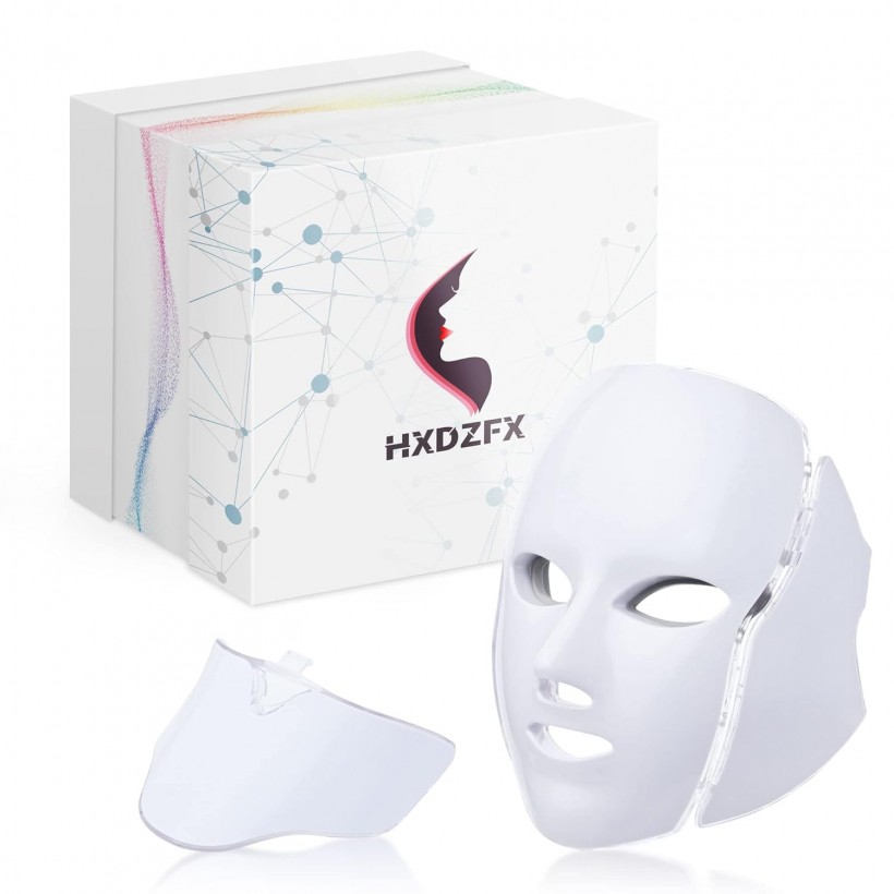 HXDZFX LED FACIAL LIGHT THERAPY MASK-Led Face Mask Light Therapy