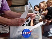 NASA-issued solar eclipse glasses