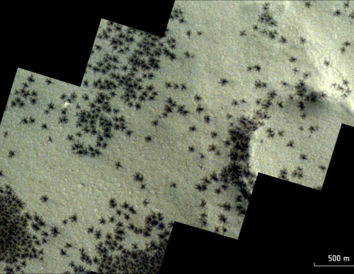 Mars 'Spiders' Spotted During Surface Orbit: Here's What They Really Are
