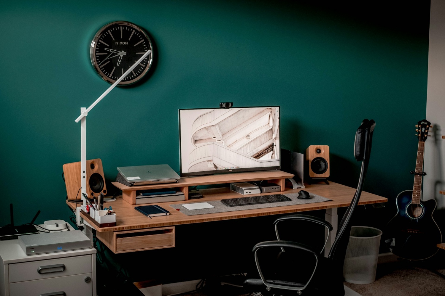 photo of minmal, modern, workstation, and workspace