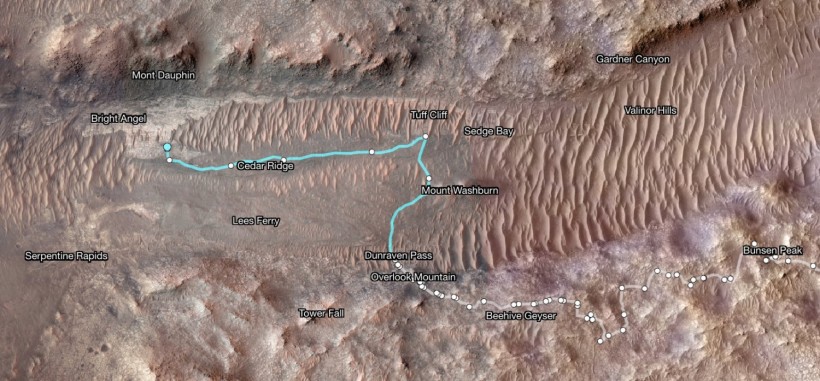 NASA's Perseverance Finally Reaches Mars's 'Bright Angel' Area