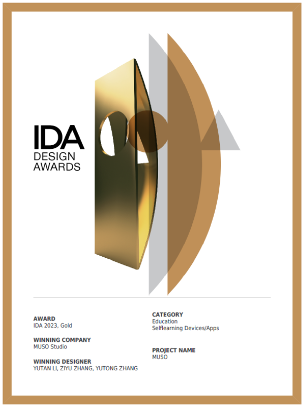 IDA Gold Design Awards in Education