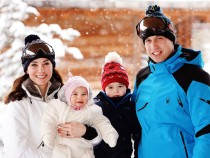 The Duke and Duchess of Cambridge Enjoy Skiing Holiday