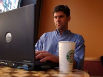 Surfing the Web at Starbucks