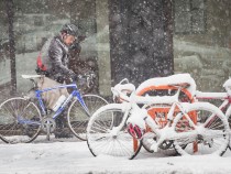 Spring Storm Brings Few Inches Of Snow To Chicago