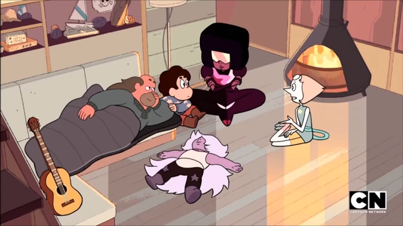 Steven Universe Three Gems and a Baby
