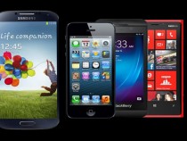 Samsung Galaxy S4, Apple iPhone, BlackBerry Z10, & Nokia Lumia 920