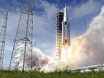 Space Launch System launch artist conception