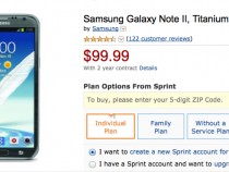 Sprint Samsung Galaxy Note 2 Amazon Deal