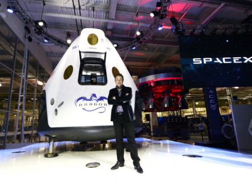 SpaceX CEO Elon Musk Unveils Company's New Manned Spacecraft, The Dragon V2