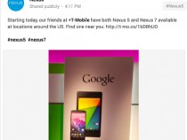 T-Mobile Nexus 5 & LTE Nexus 7