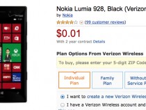 Verizon Nokia Lumia 928 Amazon Deal
