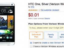 Verizon HTC One Amazon Deal