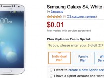 Sprint Samsung Galaxy S4 Amazon Deal
