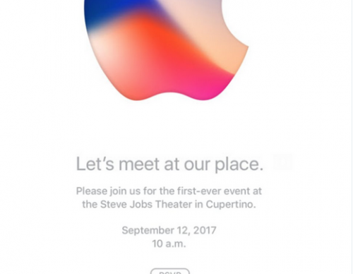 Apple iPhone event invite