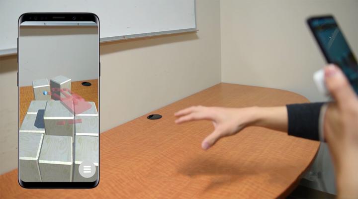 augmented reality on a smartphone