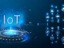 Internet of things (IoT) and networking concept for connected devices. 