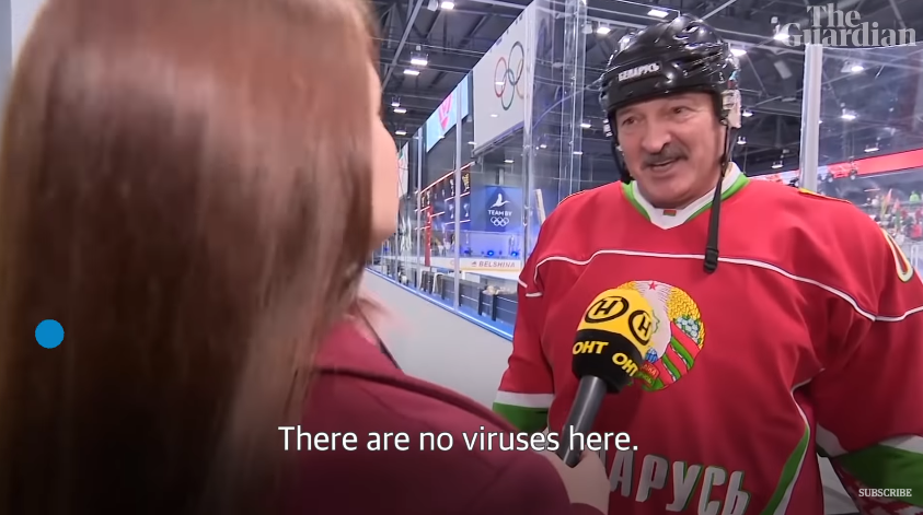[VIDEO] "No One Will Die" Belarus President Claims to Have Found Cure For Coronavirus: Vodka, Saunas, and Baby Goats