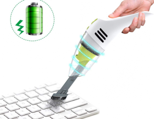 [Digital Nomad Essentials] Clean Your Keyboard with a Portable Mini Vacuum