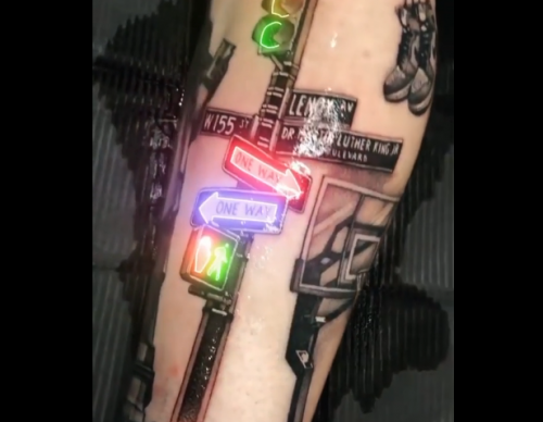 Viral Video of UV ink Tattoo with Traveling Light: Real or Edit?