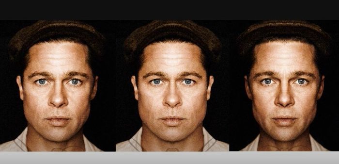 Why Arent Faces Symmetrical Tiktok Video Shows How Brad Pitt Kim Kardashian Denzel Washington And Other Celebrities Look With A Perfectly Mirrored Face 