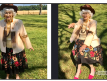 Watch: 91-year-old Granny Kills Boredom By Modelling Her Favorite Outfits During Coronavirus Lockdown