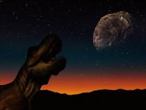 Asteroid heading towards a dinosaur-inhabited Earth