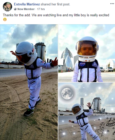 Little Astronauts Put on Their Suits in Anticipation for SpaceX Launch