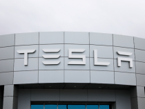 FILE PHOTO: A Tesla service center is shown in Costa Mesa, California