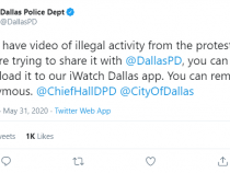 Dallas Police iWatch App Urges People to Provide Evidence of Protesters: People Start Flooding the App with Kpop to Hide Actual Videos