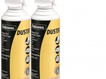Fellowes Compressed Air Duster Cleaning Spray, 152A, 10oz, 2-Pack