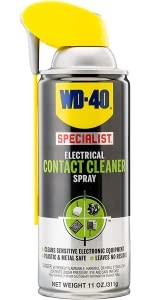 WD-40 Specialist Electrical Contact Cleaner Spray - Electronic & Electrical Equipment Cleaner. 11 oz. (Pack of 1)