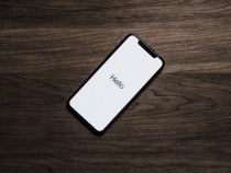 iPhone on a table
