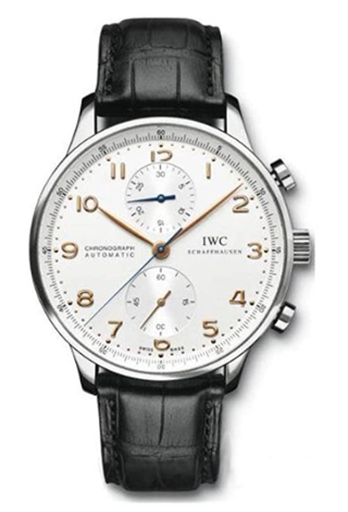 IWC Men's (IW371445) Portugieser Chronograph Automatic Watch, Black