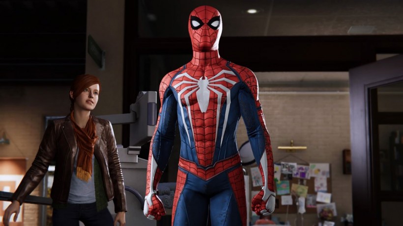Marvel's Spider-Man for the PS4 screenshot of Spider-Man and Mary Jane