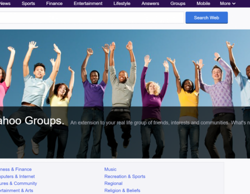 Say Goodbye to Yahoo Groups On December 15