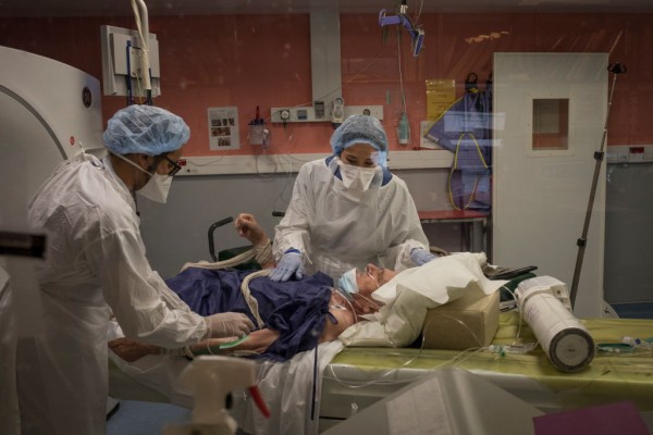 A Paris radiologist amid a coronavirus pandemic