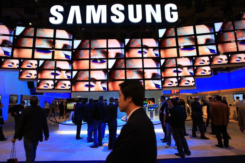 Samsung Logo on Screen