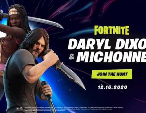 Fortnite Daryl Dixon and Michonne